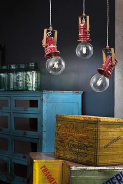 URBAN - Adjustable swivel ceramic chandelier by FERROLUCE - view 3