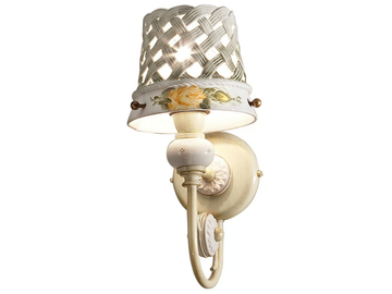 VERONA - Ceramic wall light with fixed arm by FERROLUCE - view 2