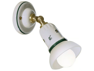 SAVONA - Wall-mounted adjustable ceramic spotlight by FERROLUCE - view 2