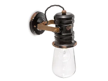 URBAN - Wall-mounted adjustable ceramic spotlight by FERROLUCE - view 2