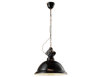 INDUSTRIAL - Industrial style ceramic pendant lamp by FERROLUCE - view 2