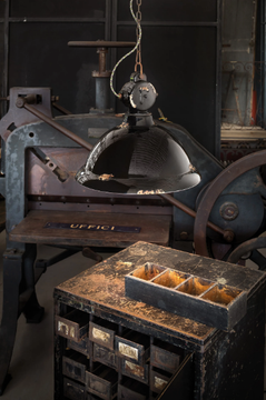 INDUSTRIAL - Industrial style ceramic pendant lamp by FERROLUCE - view 3