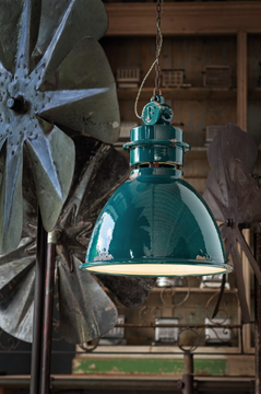 INDUSTRIAL - Rustic style ceramic pendant lamp by FERROLUCE - view 3