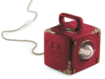 INDUSTRIAL - Ceramic table lamp by FERROLUCE - view 2