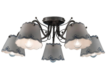 RAVENNA - Ceramic ceiling lamp with fixed arm by FERROLUCE - view 3