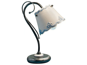 RAVENNA - Ceramic table lamp with fixed arm by FERROLUCE - view 2