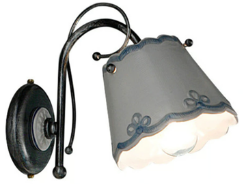 RAVENNA - Ceramic wall light with fixed arm by FERROLUCE - view 2