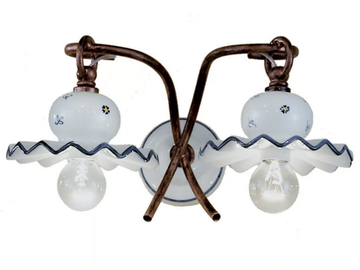 ROMA - Ceramic wall light with fixed arm by FERROLUCE - view 3