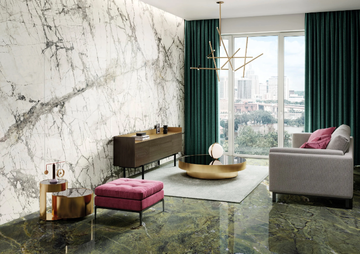 CALACATTA GREY - Porcelain stoneware wall/floor tiles with marble effect by FMG - view 3