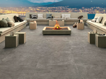 LIMESTONE ASH - Porcelain stoneware wall/floor tiles with stone effect by FMG - view 2