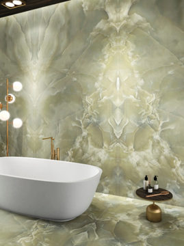 ONICI GIADA - Indoor/outdoor porcelain stoneware wall/floor tiles with marble effect by FMG - view 3