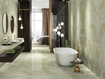 ONICI GIADA - Indoor/outdoor porcelain stoneware wall/floor tiles with marble effect by FMG - view 2