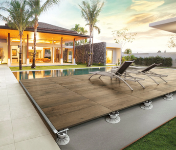 TWENTY - SNOW - Anti-slip porcelain stoneware outdoor floor tiles with stone effect by FMG - view 3
