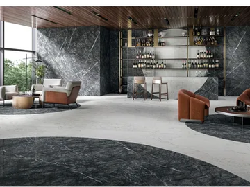 GRIGIO ALPI CARNIA - Porcelain stoneware wall/floor tiles with marble effect by FMG - view 2