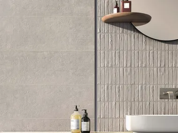 URBAN GREY ACTIVE - Antibacterial porcelain stoneware wall/floor tiles with concrete effect by FMG - view 2