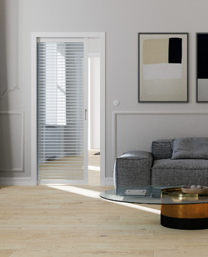 FLAT F1 RIGHE - Glass internal pocket sliding door by FOA - view 3