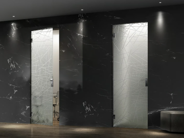 SLIVER V1/MF - Hinged glass door by FOA - view 2
