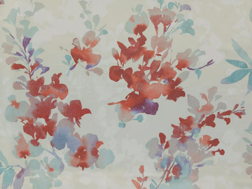GWENDOLINE - Printed polyester fabric with floral pattern by FR-One - view 2