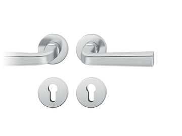 FSB 12 1254 - Stainless steel door handle with lock by FSB - view 2