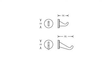 82 8260 - Stainless steel towel hook by FSB - view 3