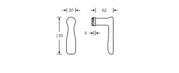 FSB 1226 - Aluminium window handle by FSB - view 3