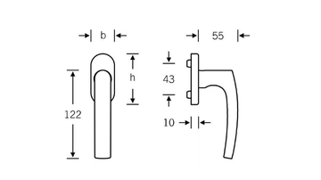 FSB 34 1015 - Window handle by FSB - view 3