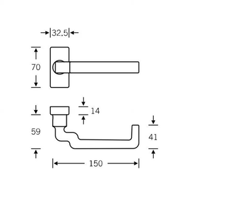 FSB 06 1134 - Aluminium door handle by FSB - view 3