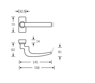FSB 06 1164 - Door handle by FSB - view 3