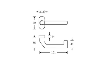 FSB 06 1232 - Aluminium door handle by FSB - view 3