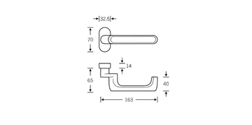 FSB 06 1247 - Aluminium door handle by FSB - view 3