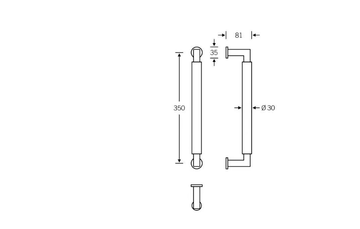 FSB 6546 - Stainless steel pull handle by FSB - view 3