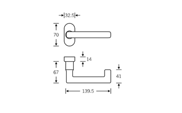 FSB 09 1232 - Aluminium door handle by FSB - view 3