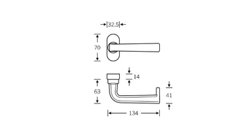 FSB 09 1255 - Stainless steel door handle by FSB - view 3