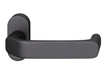 FSB 06 1290 - Aluminium door handle on rose by FSB - view 2