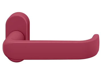 FSB 09 1268 - Powder coated aluminium door handle on rose by FSB - view 2