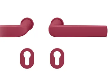 FSB 15 1267 - Powder coated aluminium door handle with lock by FSB - view 2