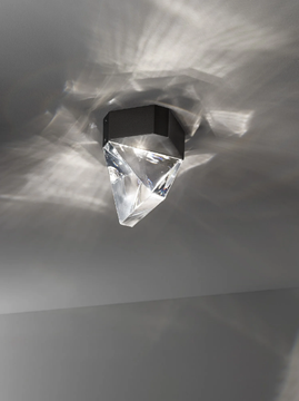 TRIPLA - LED crystal ceiling lamp by Fabbian - view 3