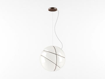 ARMILLA - Blown glass pendant lamp by Fabbian - view 2