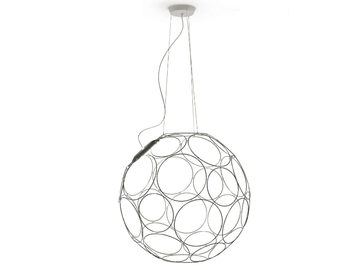 GIRO - LED steel pendant lamp by Fabbian - view 2