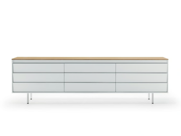 ALI - Metal sideboard with drawers by Fantin - view 3