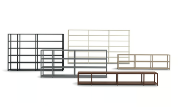 FRAME - Open sectional metal bookcase by Fantin - view 3