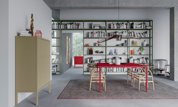 FRAME - Metal highboard with doors by Fantin - view 3