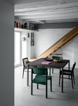 FRAME - Square metal table by Fantin - view 3