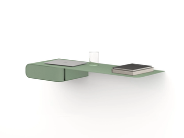 WAVE - Wall mounted plate secretary desk by Fantin - view 2
