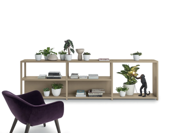 FRAME - Open sectional metal bookcase by Fantin - view 2