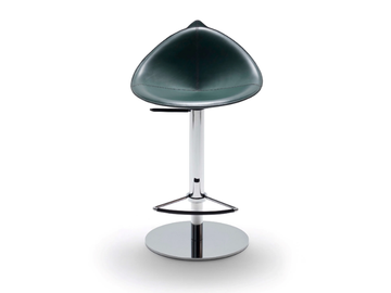 FIORILE - High tanned leather stool with gas lift by Fasem - view 3