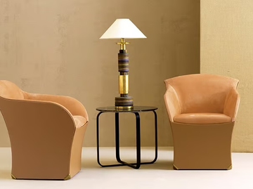 MEZZÉ - Low round steel coffee table by Fasem - view 3