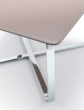 MEZZÉ - Low square steel coffee table by Fasem - view 3