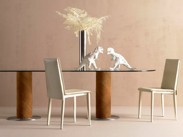RELAIX - Tanned leather chair by Fasem - view 3