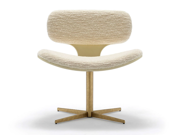 REST - Swivel fabric dedar Atlas easy chair by Fasem - view 3